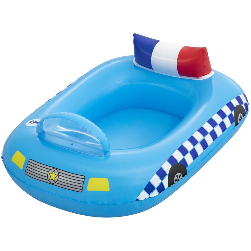 Bestway Uvcare Funspeakrs Police Boat 97X74 - SWIMMING POOL - Bestway - Shop in Bahrain