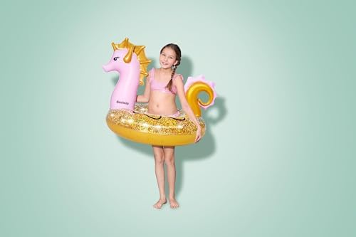 Bestway Swim Ring Gliter Seahorse 115X104Cm-ACCESSORIES & TUBS-Bestway-