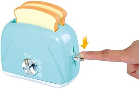 PLAYGO BREAKFAST KITCHEN APPLIANCE TRIO - BLUE (PERFECT BREW COFFEE MACHINE B/O, MY MIXER B/O, MY TOASTER - 3 PCS) *