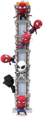 Spiderman Tower Series W/Window Box 6Ass-Action Figures-MAXX-