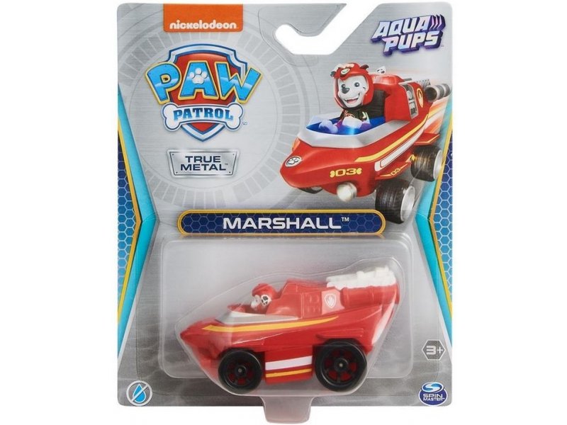 Paw Patrol Die-Cast Aqua 1:55 Vhcl Asst.(Assorted - Includes 1)-ACTION FIGURES & PLAYSETS-Paw Patrol-778988489451