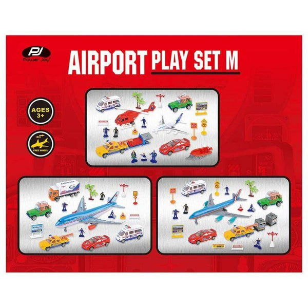 P.Joy V.Vroom Airport Playset M Asst-P.JOY