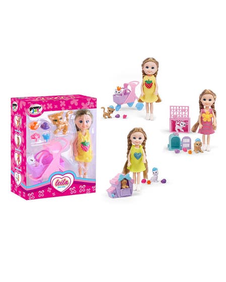 P.Joy Leila Sweet Home 15Cm-Dolls & Accessories-P.JOY-