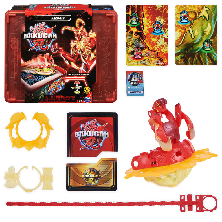 Bakugan 3.0 Baku-Tin S1 (Assorted - Includes 1) by Bakugan for kids - toys