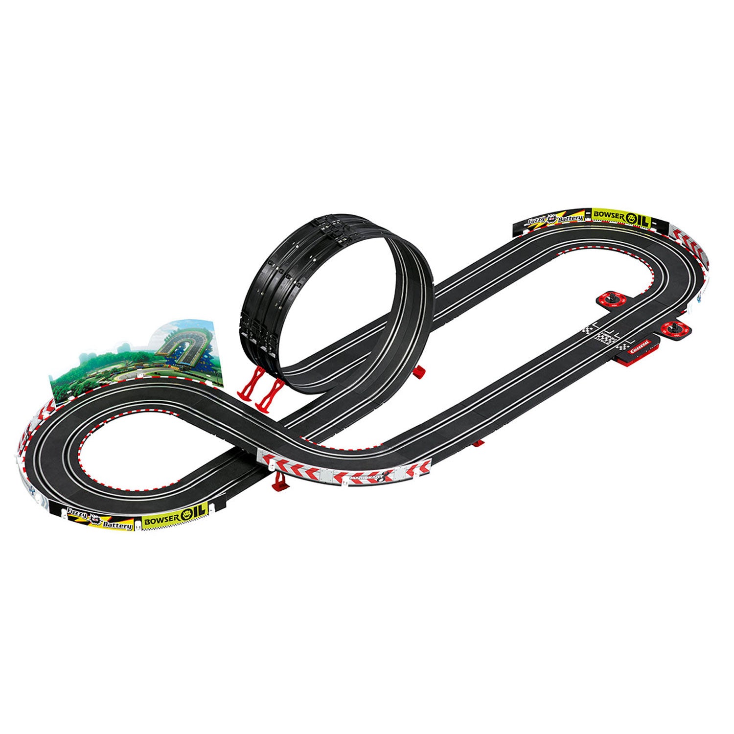 Carrera Licensed Mario Rc Slot Racing - 4.8 Mts - Mario & Luigi-CARRERA-4007486624917