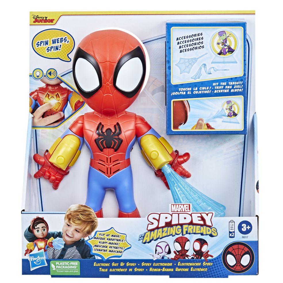 Hasbro Saf Electr Suit Up Spidey-MARVEL