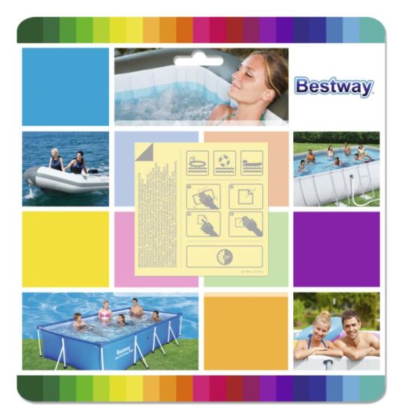 Bestway Underwater Repair Patch 6.5X6.5C-POOL ACCESSORIES-Bestway-
