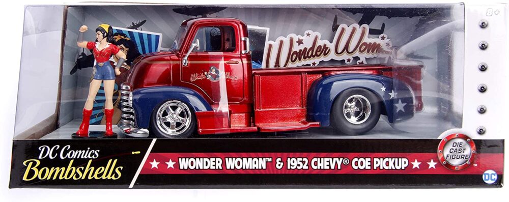 Dc Bombshells 1952 Chevy Coe Pickup 1:24-JADA-4006333065354