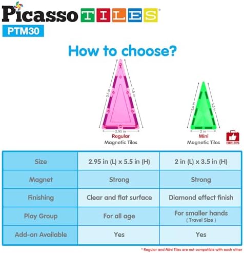 Picasso Mag. Mini Diamnd Rocket 30Pcs-Games & Puzzles-PICASO-
