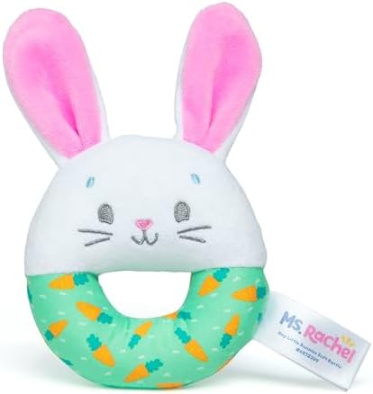 Ms. Rachel Hop Little Bunnies Softrattle by Ms.Rachel for kids - toys