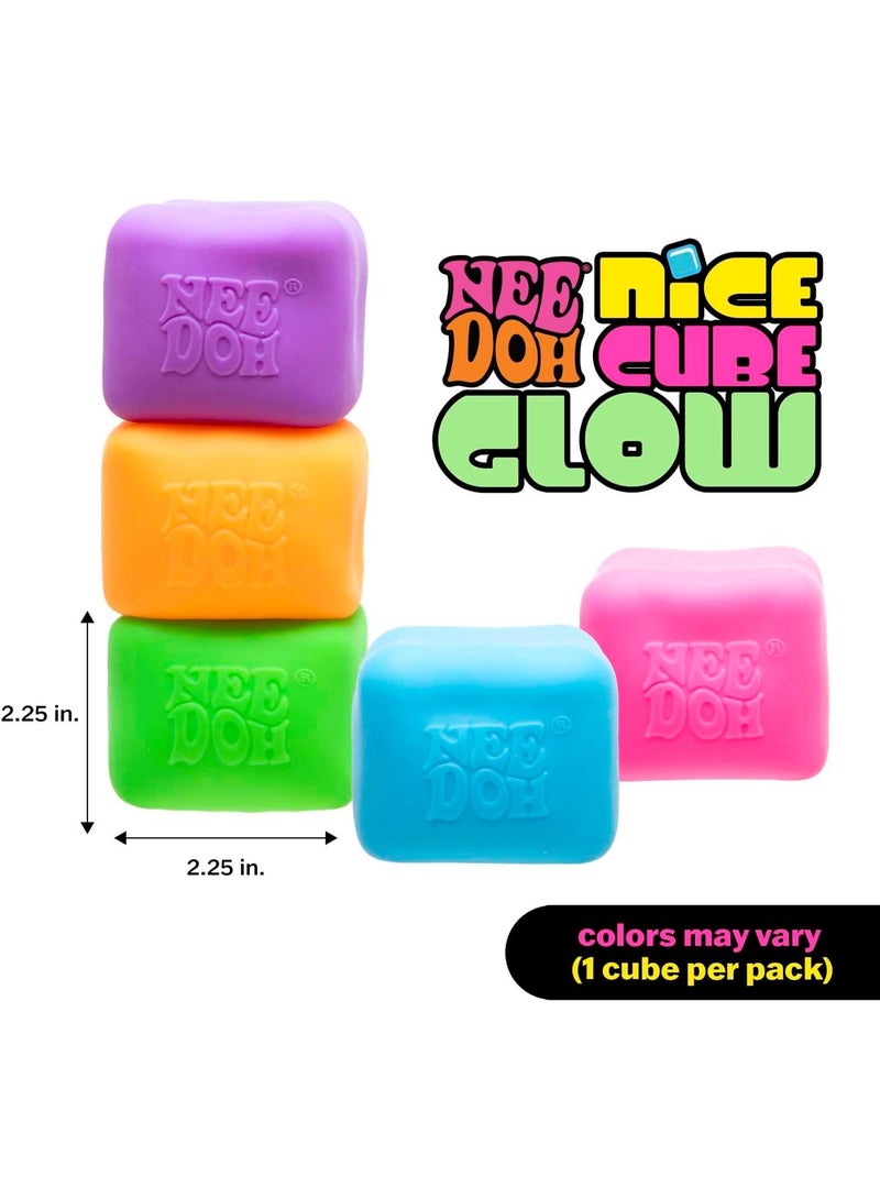 Nice Cube Super Solid Squish Squeeze Fidget Sensory Toy Orange