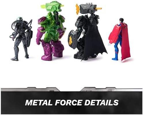 Dc Metal Force Fig 4" Team Up Battlepack-Action Figures-SM DC Metal Force-