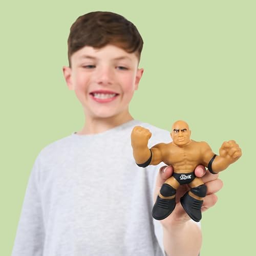 Heroes Of Goo Jit Zu Wwe W2 Hero Pk Superstar The Rock-Action Figures-Go Jit Zu-