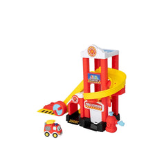 Tiny Teamsterz Beep & Go Emergency HQ With 1 Car