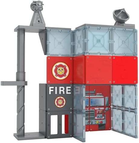 Tile Town Fire Station Tile Set-ACTION FIGURES & PLAYSETS-Tile Town-