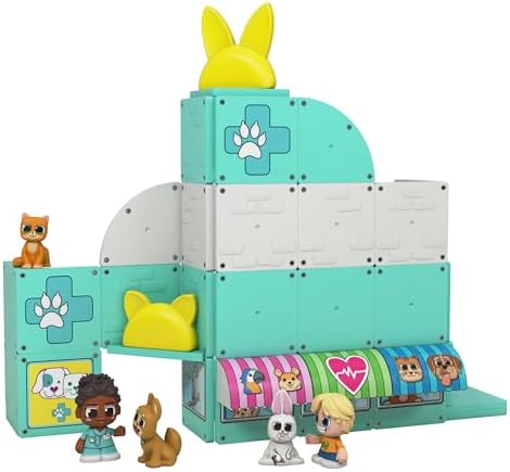 Tile Town Pet Clinic & Rescue Tile Set-ACTION FIGURES & PLAYSETS-Tile Town-