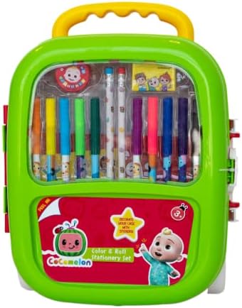 COCOMELON COLOR &  ROLL STATIONARY SET