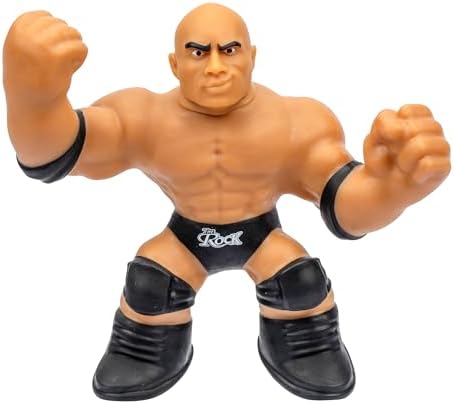Heroes Of Goo Jit Zu Wwe W2 Hero Pk Superstar The Rock-Action Figures-Go Jit Zu-