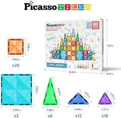 Picasso Mag. Mini Diamnd Buildng 60Pcs - Games & Puzzles - PICASO - Shop in Bahrain