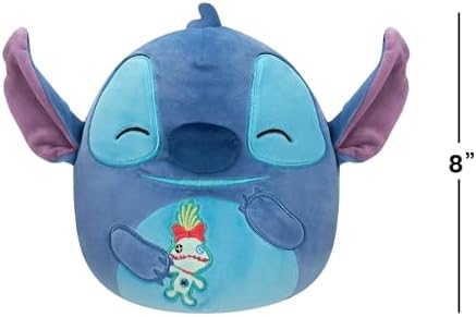 SQK - Little Plush (8" Disney Stitch Holding Scrump)
