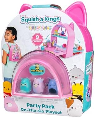 Sqal Squish-A-Longs On The Go Playset Asst