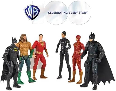 Dc Universe Fig 4" Wb 100Th Theatrical Multipack-Action Figures-DC Universe-