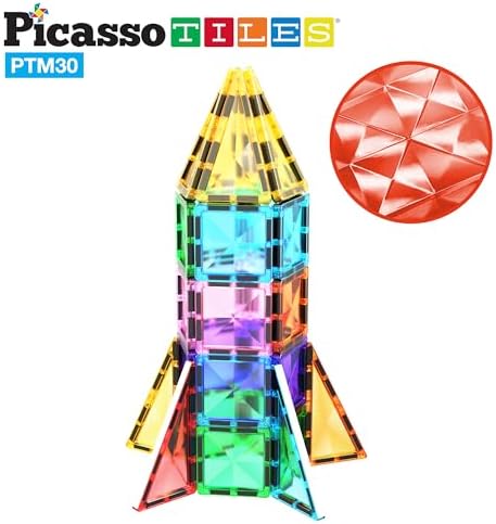 Picasso Mag. Mini Diamnd Rocket 30Pcs-Games & Puzzles-PICASO-