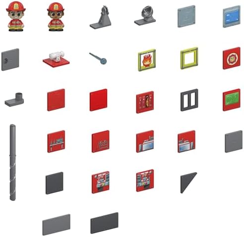 Tile Town Fire Station Tile Set-ACTION FIGURES & PLAYSETS-Tile Town-