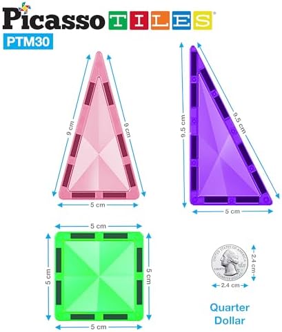 Picasso Mag. Mini Diamnd Rocket 30Pcs-Games & Puzzles-PICASO-