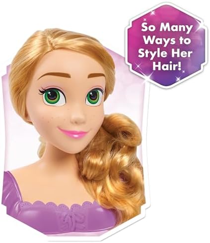 Disney Princess Small Styling Heads - Rapunzel-Dolls & Accessories-Disney Styling Head-