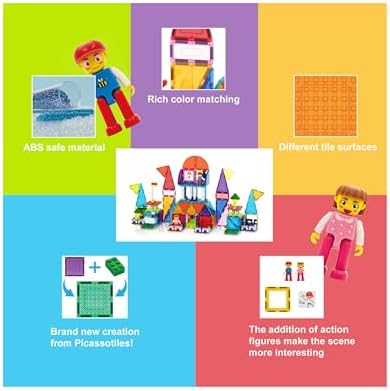 Picasso Magnetic Bricks+Tiles 333Pcs-Games & Puzzles-PICASO-