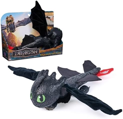 HTTY Dragon Movie Ftur Plush12"Toothless by Dragons for kids - toys