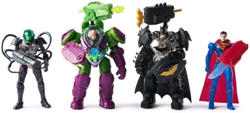Dc Metal Force Fig 4" Team Up Battlepack-Action Figures-SM DC Metal Force-