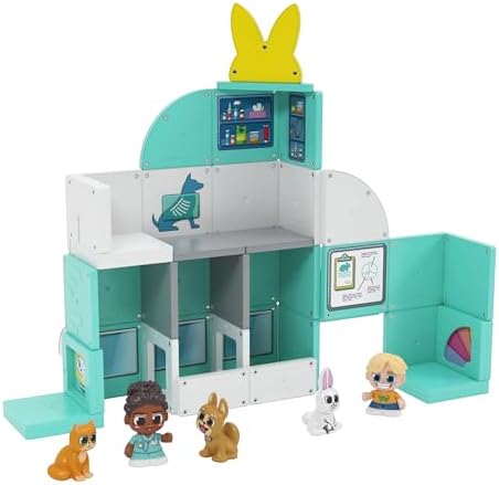 Tile Town Pet Clinic & Rescue Tile Set-ACTION FIGURES & PLAYSETS-Tile Town-