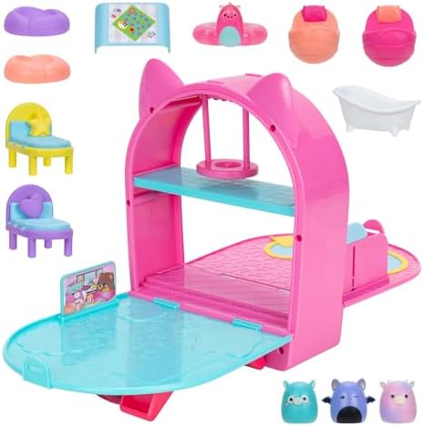 Sqal Squish-A-Longs On The Go Playset Asst