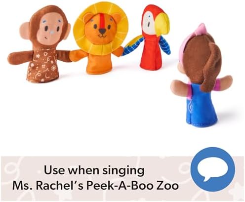 Ms. Rachel Zoo Song Finger Puppet Set-Baby, Toddler & Preschool-Ms.Rachel-