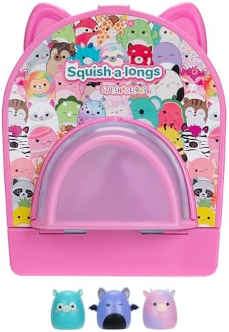 Sqal Squish-A-Longs On The Go Playset Asst