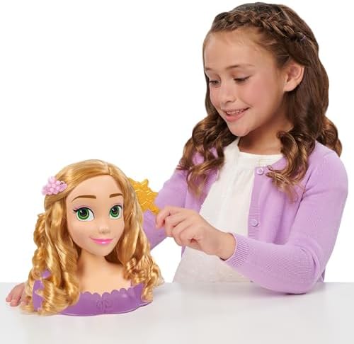 Disney Princess Small Styling Heads - Rapunzel-Dolls & Accessories-Disney Styling Head-