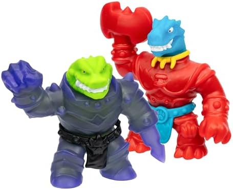 Heroes Of Goo Jit Zu S12 Smash Strikers Versus Pk Tyro Vs Rock Jaw-Action Figures-Go Jit Zu-