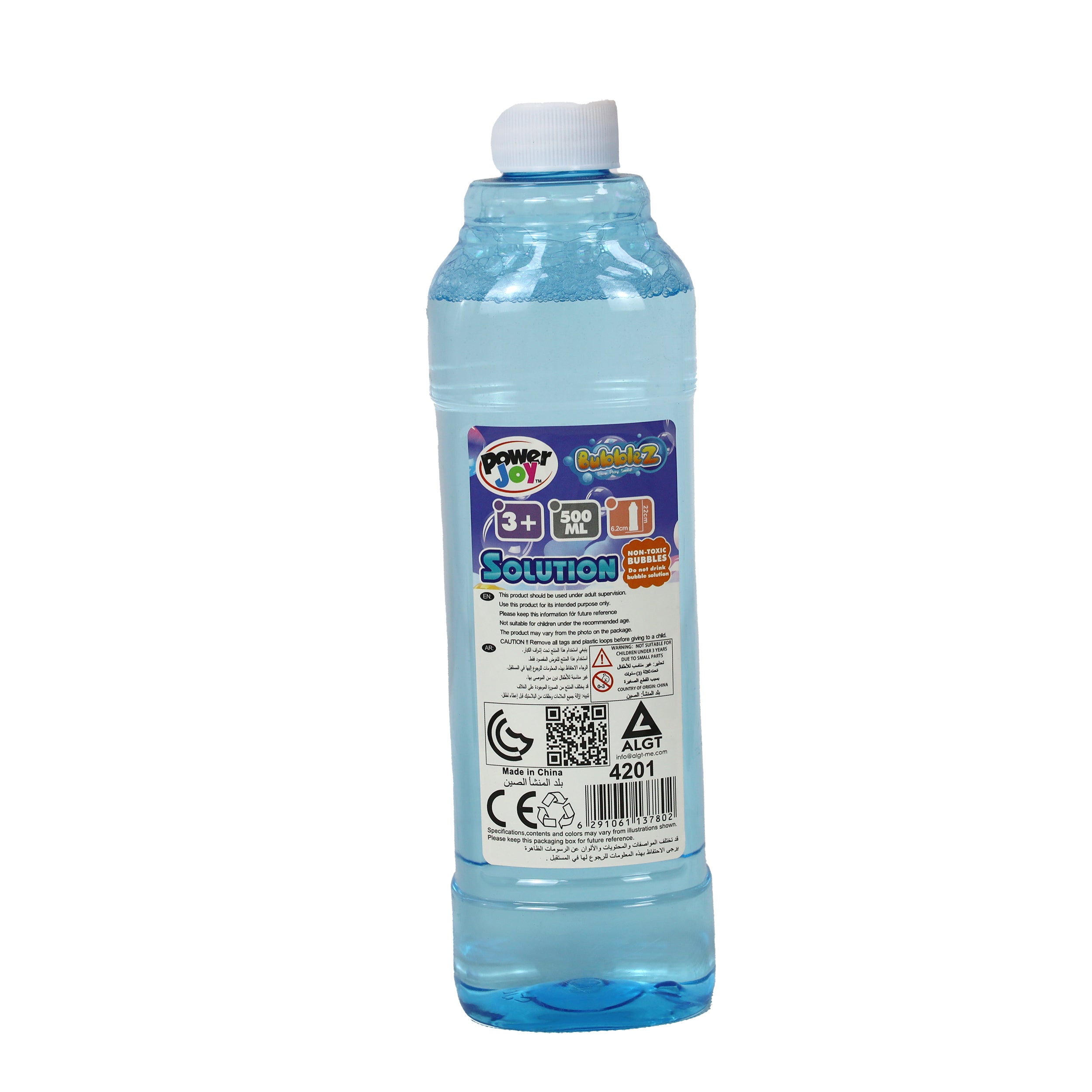 P.JOY BUBBLE SOLUTION BOTTLE 500ML