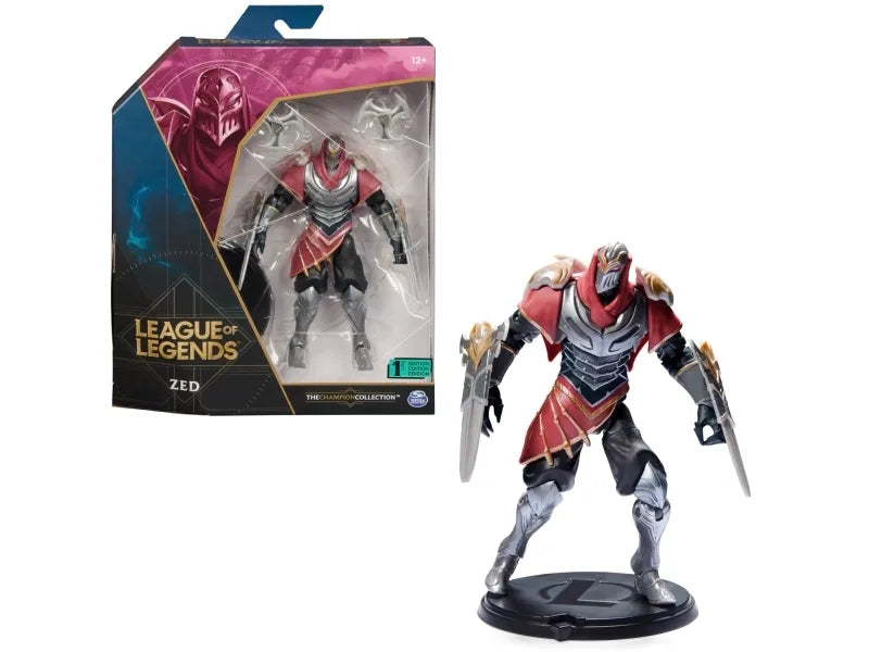 League Of Legends Fig. 6" Zed-ACTION FIGURES & PLAYSETS-League of Legends-778988384817