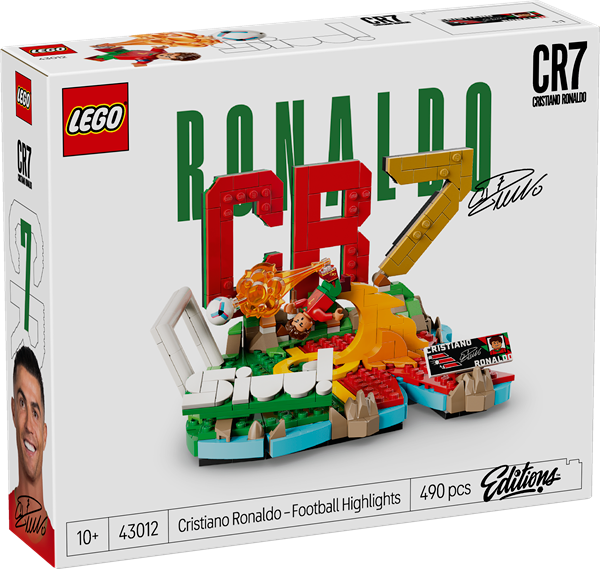 Lego Editions Cristiano Ronaldo 2026 with 490pcs 43012