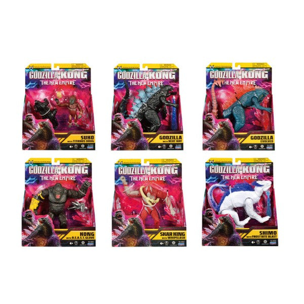 Godzilla X Kong Basic Fig. 6” Asst. 6-Godzilla-43377352006