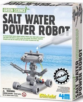 4M Kids Labs/Green Sci-Salt Water Robot-4M