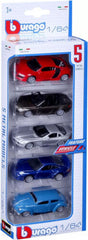 1/64 Vehicles, 5-PK. 
Assortments:
2007 BMW 760li, 2006 Lamborghini Gallardo, 1964 VW Beetle, Lamborghini Aventador, Volkswagen Van, Peugeot RCZ