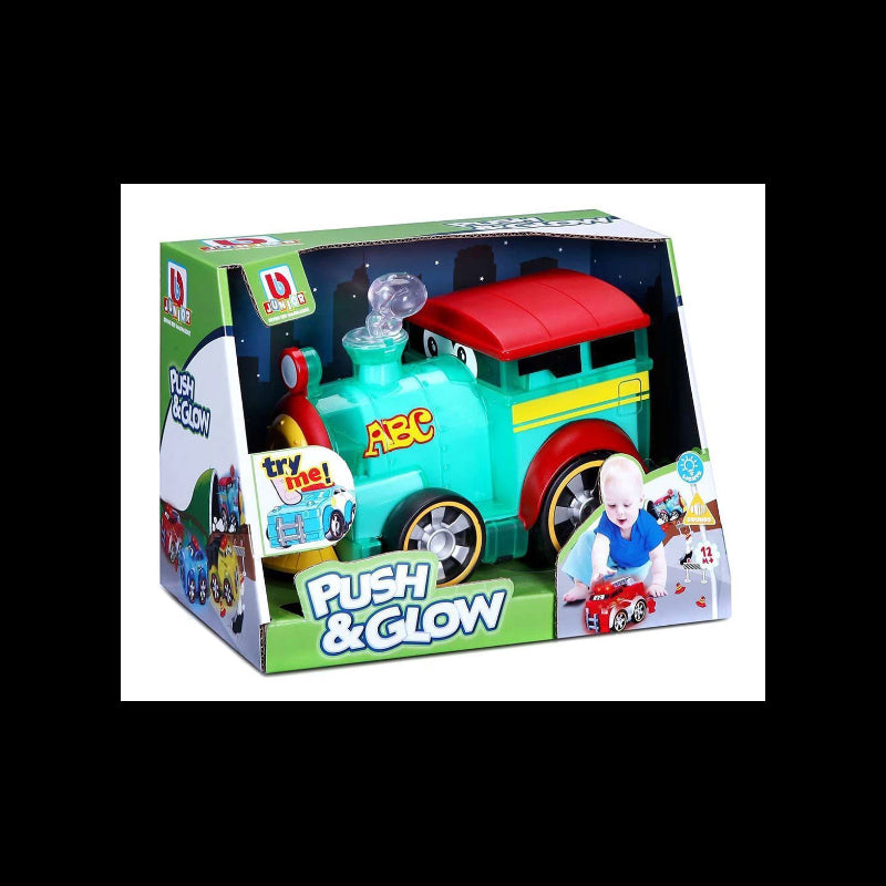 Push & Glow Police Car, Train, 
Fire Truck, Dump Truck ( Assorted)