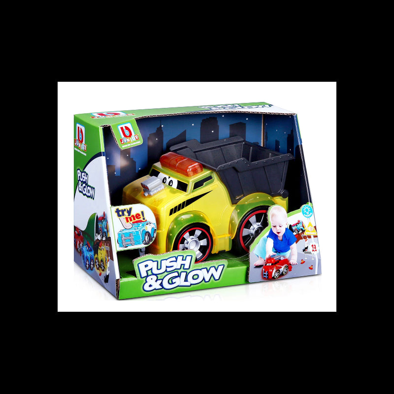 Push & Glow Police Car, Train, 
Fire Truck, Dump Truck ( Assorted)