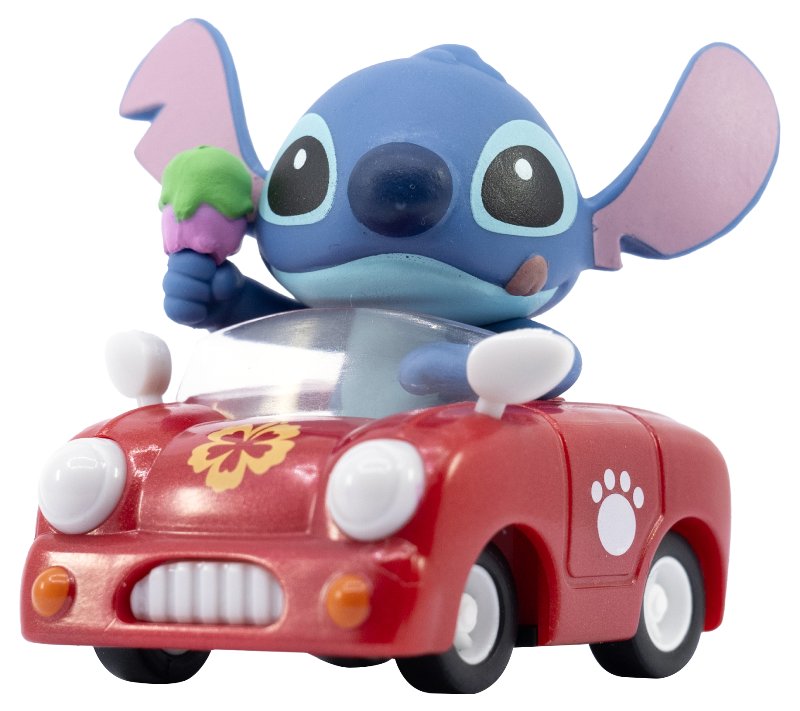 Lilo&Stitch Zoom Hero Pullback 7Asst(Assorted - Includes 1)-Dolls & Accessories-MAXX-