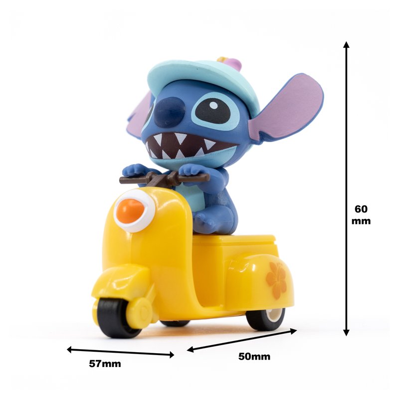 Lilo&Stitch Zoom Hero Pullback 7Asst(Assorted - Includes 1)-Dolls & Accessories-MAXX-