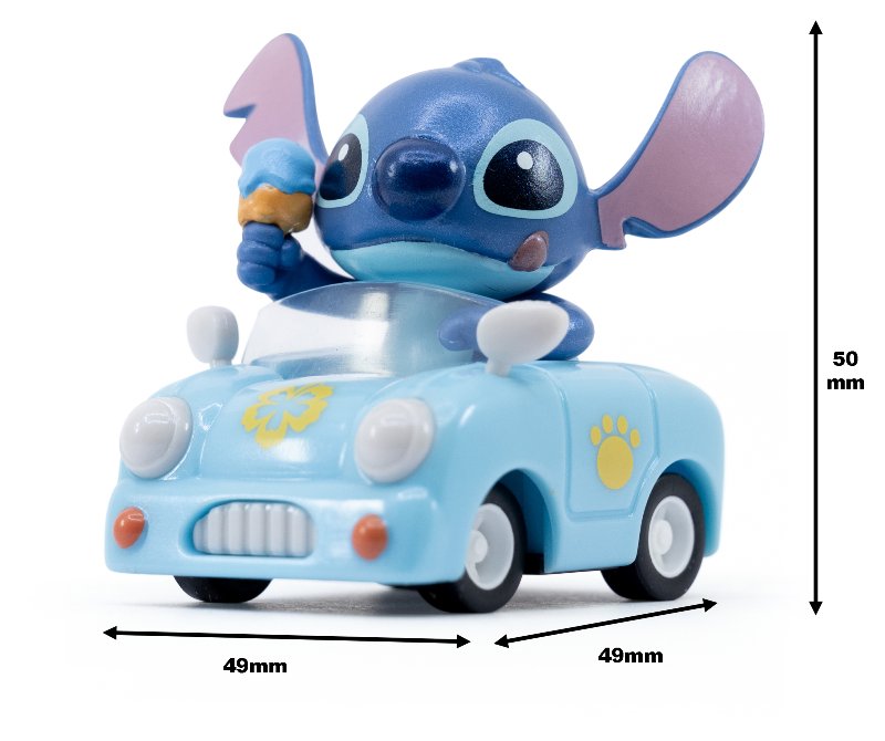Lilo&Stitch Zoom Hero Pullback 7Asst(Assorted - Includes 1)-Dolls & Accessories-MAXX-